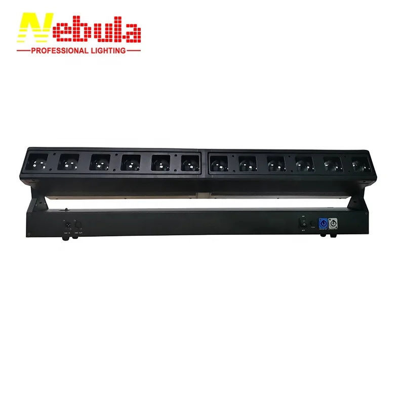 Hot 12*40W Beam Zoom Washing RGBW Color 4 in 1 LED Strip Bar Stage Lighting Moving Head Light