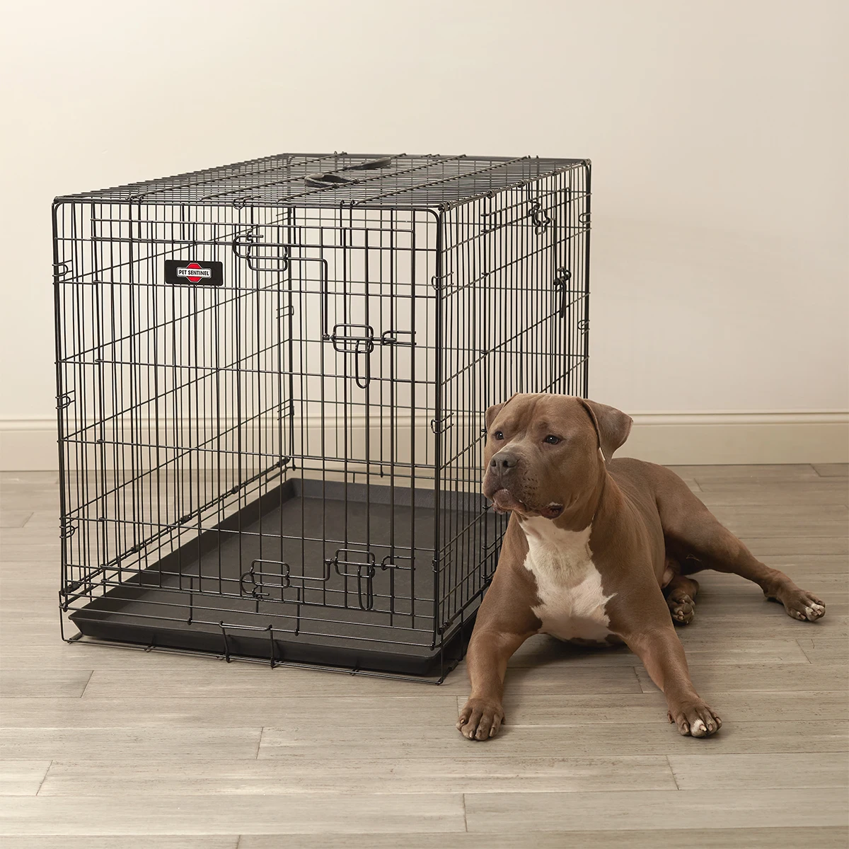 Multifunctional Custom Size Collapsible Iron Metal Dog Rabbits Cages Foldable Crate Dog Kennel Pet House Crate