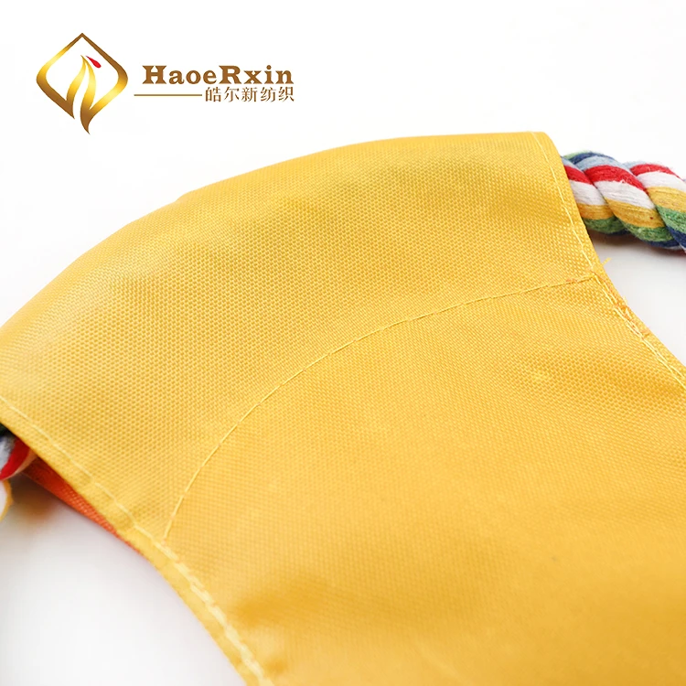 Hot sale OEM outdoor sport game custom soft funny fabric dog toy flying disc for playing