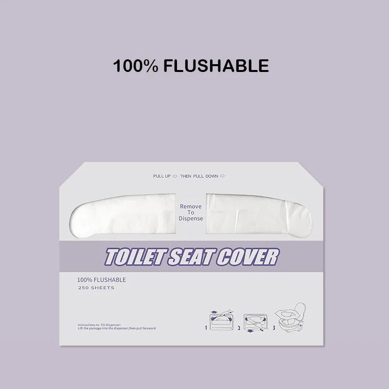 Экологичные Non-Slip гигиенические по индивидуальному заказу пригодные для смывания в одноразовые бумажные сиденья унитаза крышки