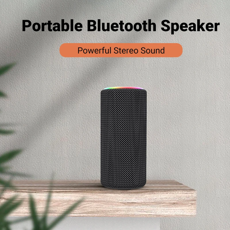 Portable Mini Boombox with Strong Subwoofer Best Sound Generation USB AUX AC Powered Wireless Bluetooth BT 5.0 Speaker Parties