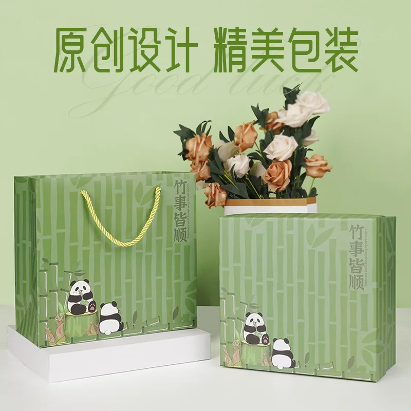 Custom Dragon Boat Festival 4-Color Embroidered Notebook Pen Set Logo Embossed Small Fan Vacuum Cup Guangdong Origin Gifts