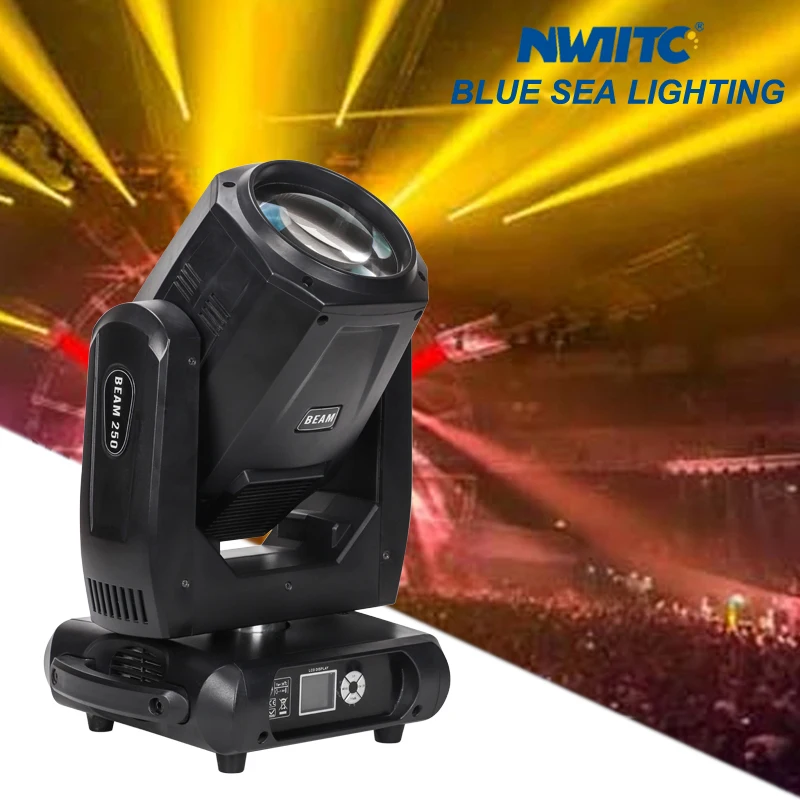 L-24 New double prism rainbow effect sharpy 250w 11r beam 250 moving head light DJ Disco Stage Lights