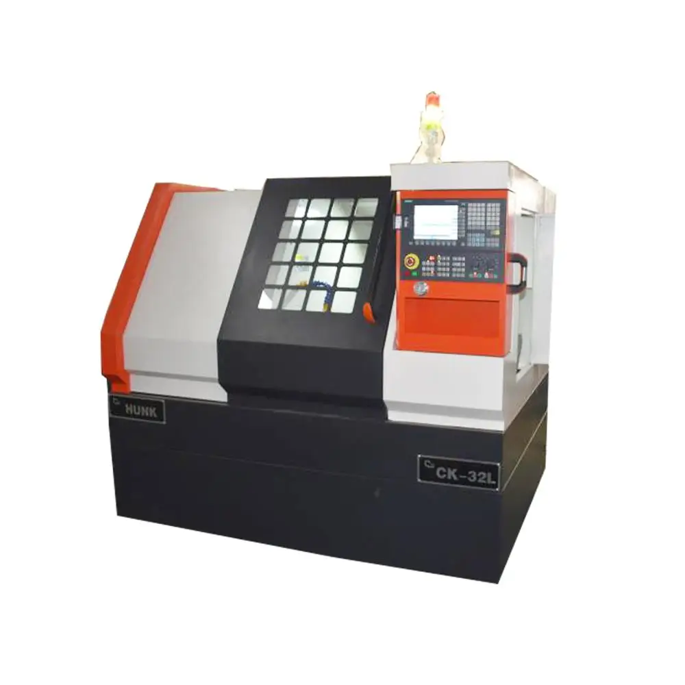 cheap price mini cnc lathe machine CK32 high precision cnc boring equipment for educational