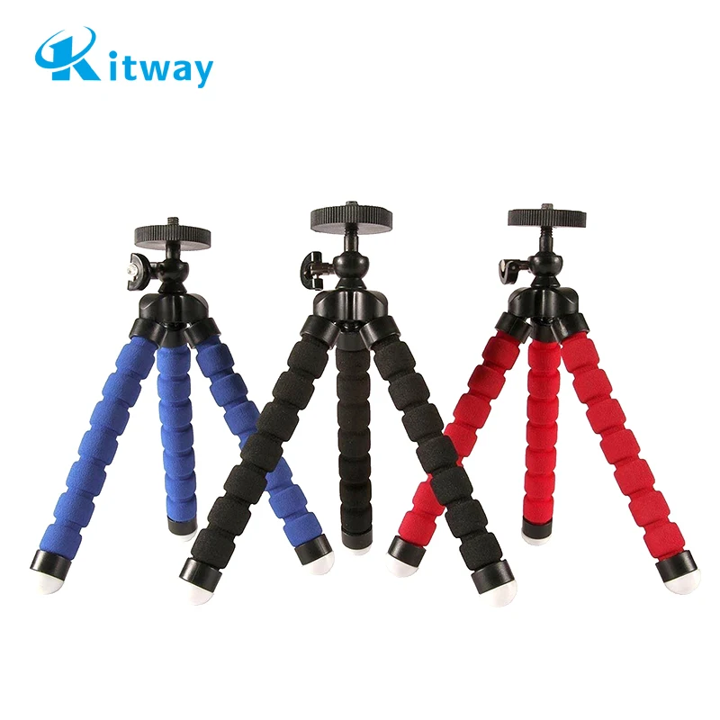 Mini Portable Flexible Sponge Tripod Stand Mount for GoPro Mobile Phone Smartphone Camera Tripod