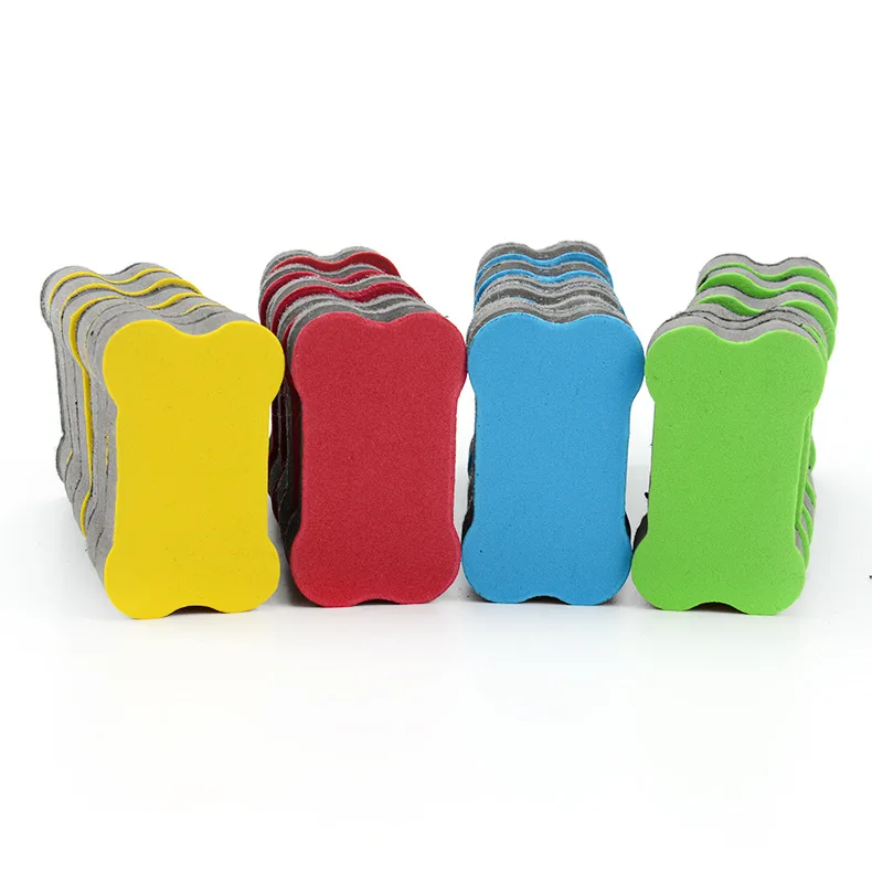 
Wholesale eva magnetic blackboard eraser color small bones EVA whiteboard eraser children board eraser 