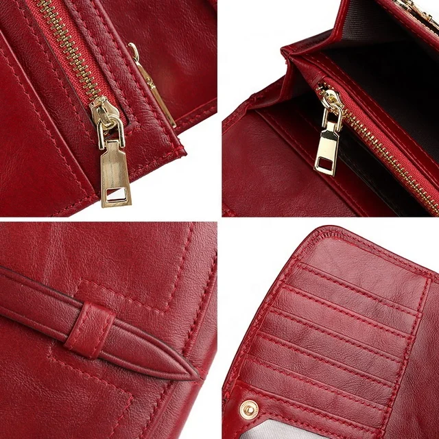 Fashion Womens Purse Leather Wallet Long Ladies Clutch Bag Purse