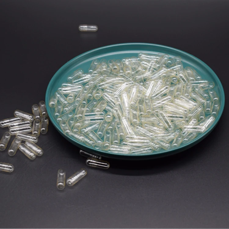 Прозрачные твердые пустые капсулы, прозрачные желатиновые капсулы