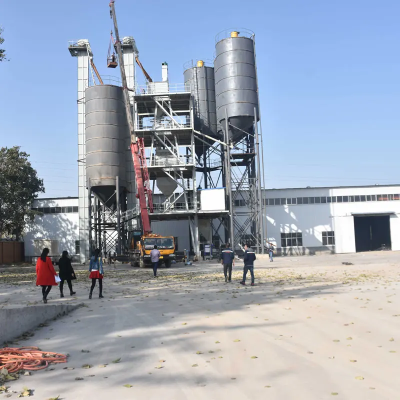 dry sand and dry cement mix and packaging machine and Dry mortar mixer  tile glue mixer