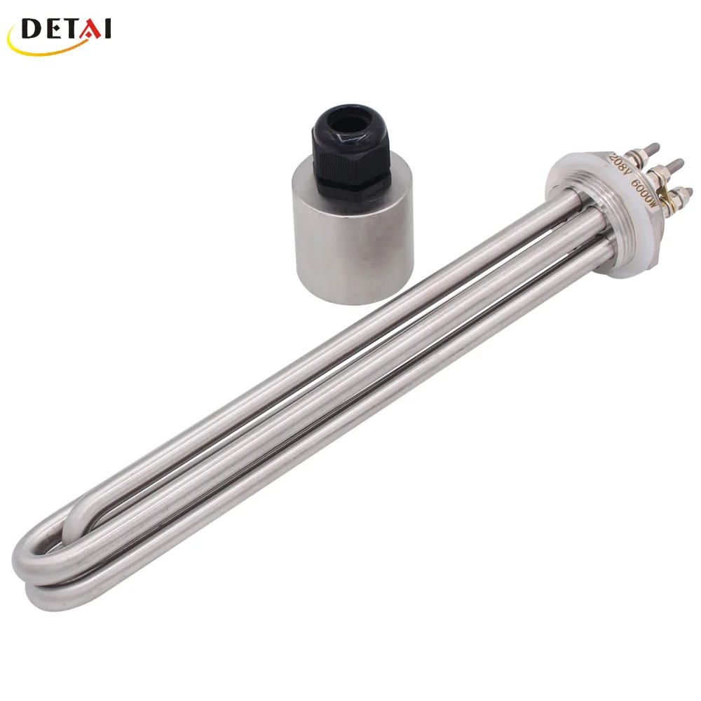 1,5 'BSP резьба трубчатая SUS304 погружной водонагреватель Нагревательный элемент