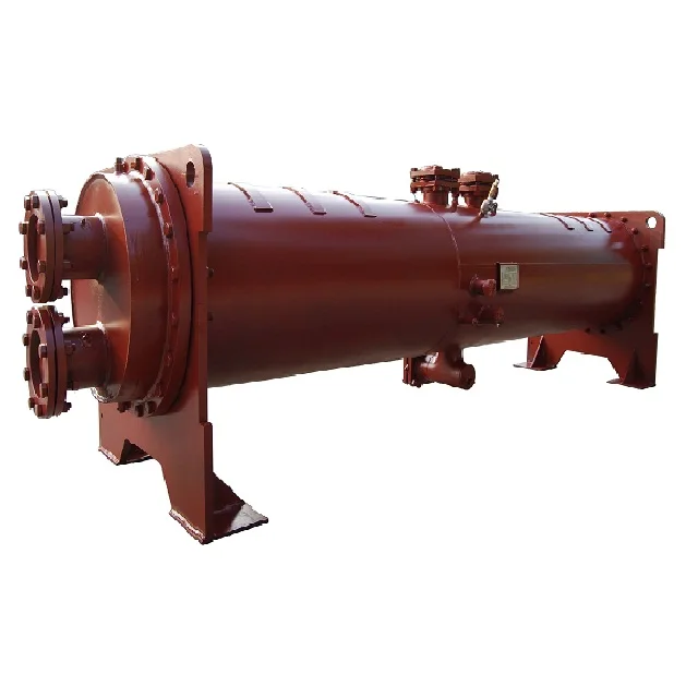 Высокоэффективный корпус и трубчатый теплообменник, испаритель утопленного типа 100RT ~ 500RT для охлаждающей системы, медная трубка