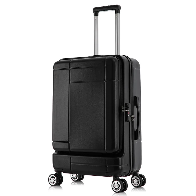 YX16816 YoiXin 20 inches 24 inches Luggage Sets Matte TSA Passwords Lock Trolley Luggages With Front Opening Suitcases