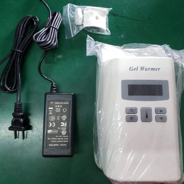 Digital temperature controlled ultrasound coupling agent gel warmer for postpartum rehabilitation