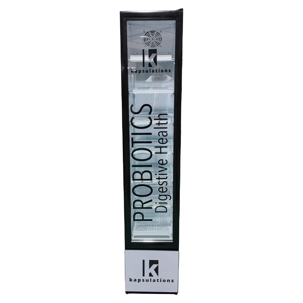 Factory Commercial Refrigerator Upright Glass Door Cooler Single Door Refrigerated Display Chiller