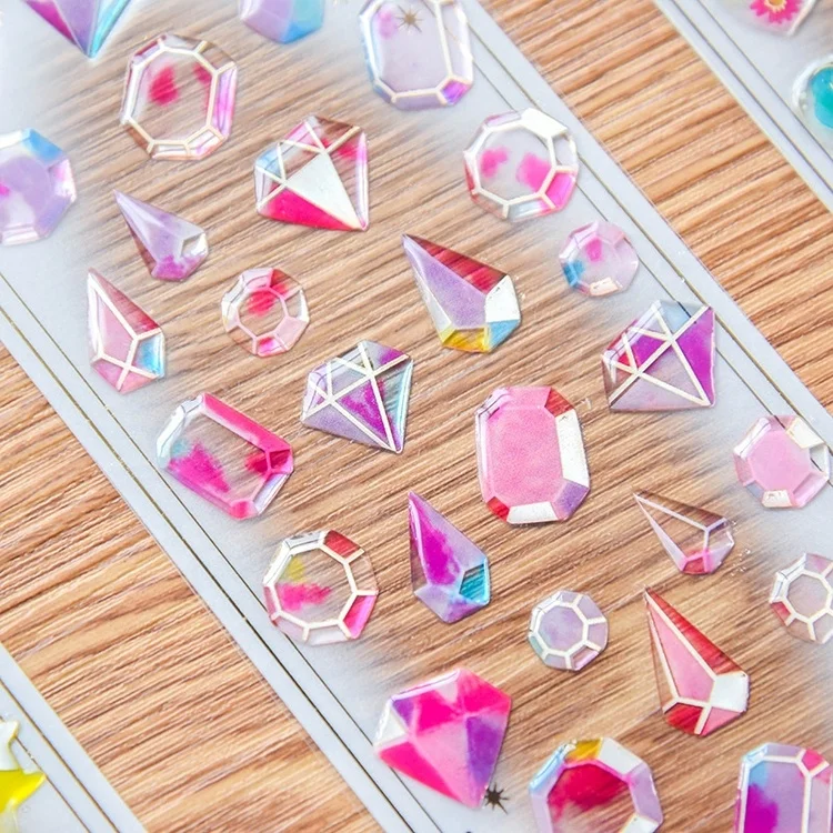  20mm*7mm/Piece Cheap Price New Design Women Finger Stickers Heart Shape Nail Art