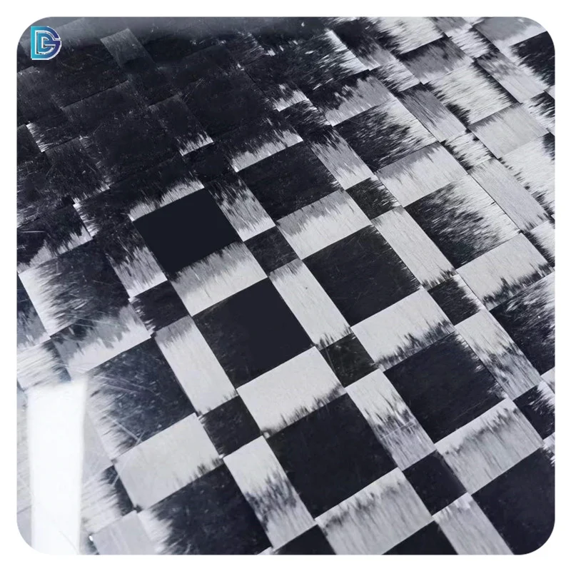 GDE Unique Ceramic Tiles Design Carbon Fiber Spread Tow Light Weight Fabric Wide Tow Carbon