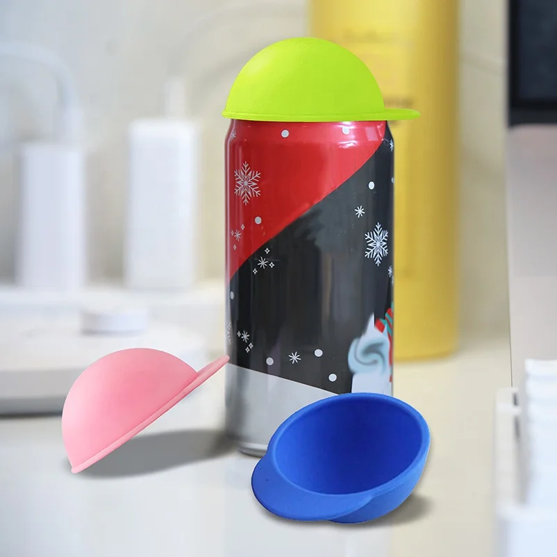 No- silp personalized hide bottle spout cap silicone can cover Party Gifts by quality Factory customized