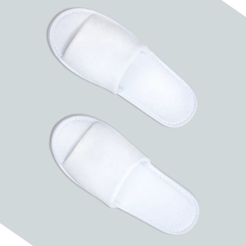 Top Class Quality China Manufacturer 100% Terry Personalized Logo Design Hotel Slippers