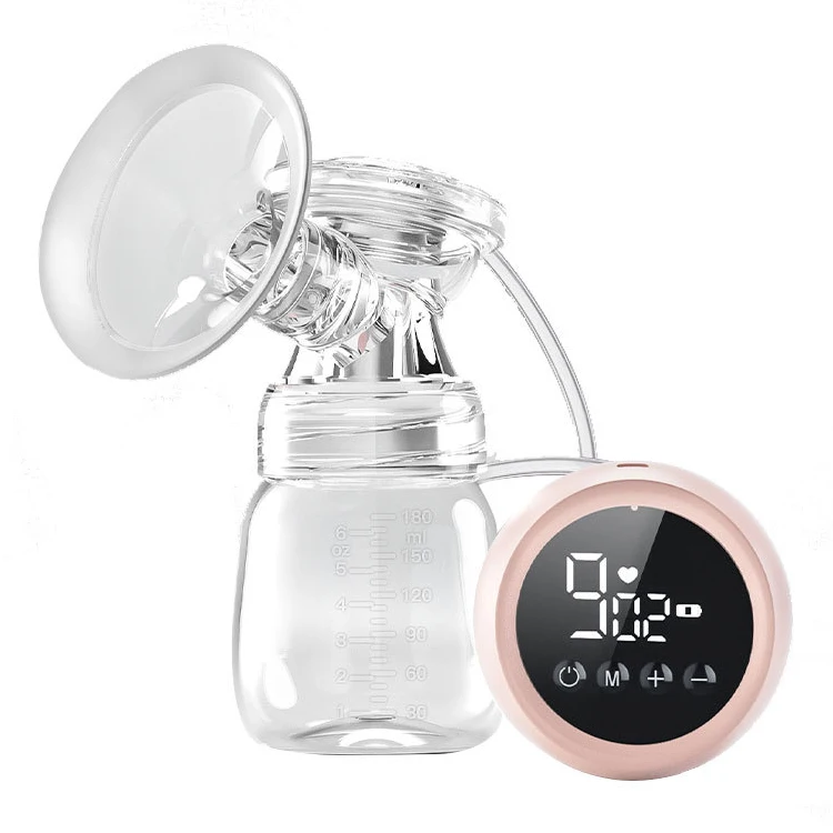 Breast pump, electric intelligent plug-in massage, breast pumping, milking machine, unilateral large suction power manufacturers