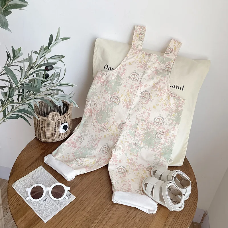 Hot Sale Unisex Baby Infant Romper Toddler Girl Boy Denim Overalls Kids Jeans Jumpsuit Kids Printed Jumpers