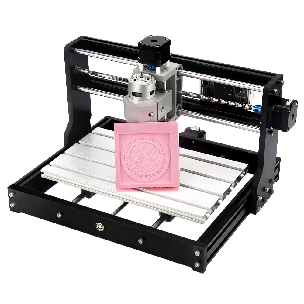 DIY 2 in 1 CNC 3018 pro wood router cnc laser carving machine with offline router