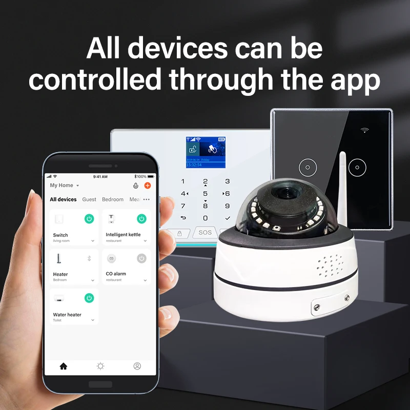 Deluxe office intelligent security access control solution Wireless APP control office intelligent control system OEM