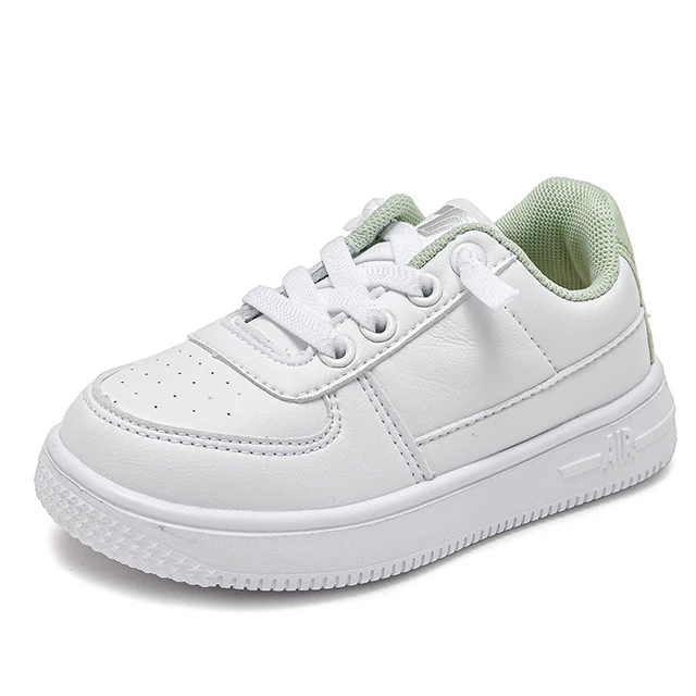 Новый дизайн 2021, новые модные белые повседневные ботинки из искусственной кожи, детские кроссовки, детская повседневная обувь