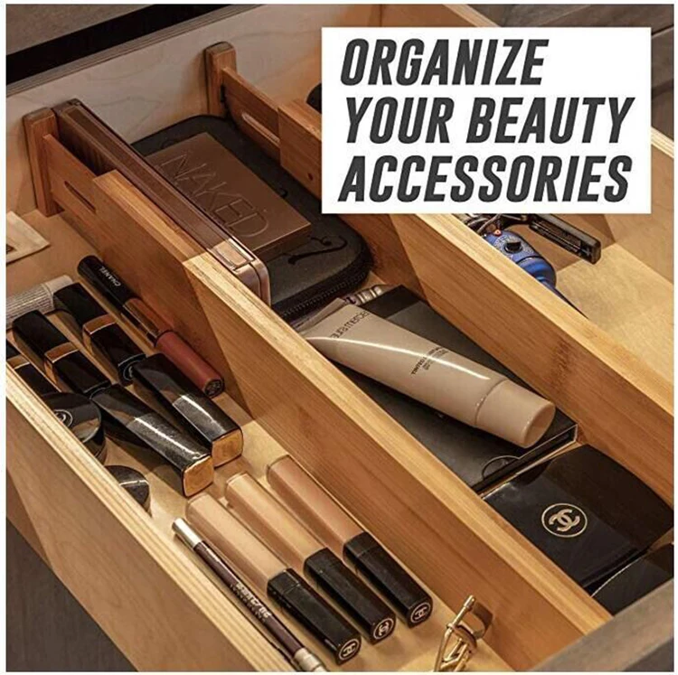 
Organizer Bamboo Kitchen Drawer Divider 