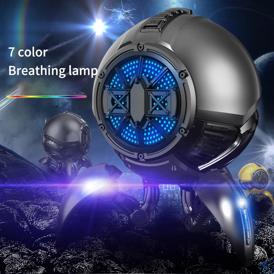 New Product Ideas 2025 Immersive Sound High-End Cool Sci Fi Special Shaped Roboto Species Invade Loa Bass Blue tooth Speakers