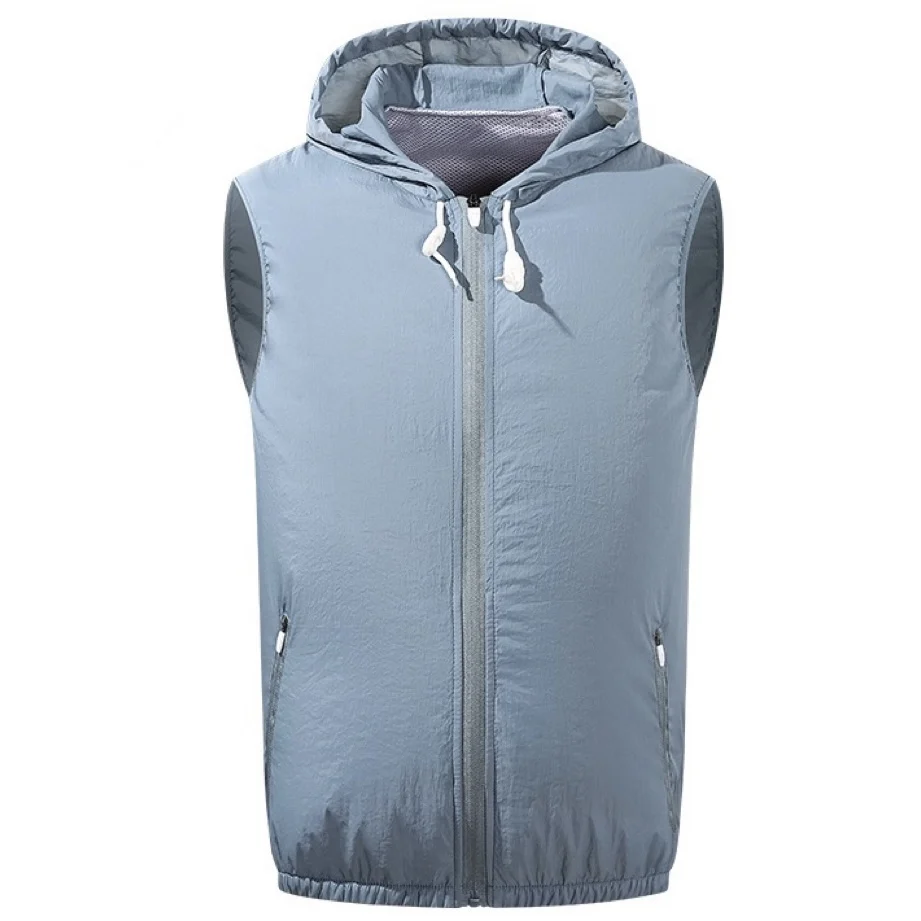 2023 summer cooling outdoor worker clothes sunscreen lightweight clothing air-conditioned cooling vest for wholesale