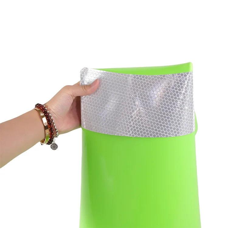 Warning Road Parking Cones Orange PVC Traffic Cone Flexible Road Safety Cone