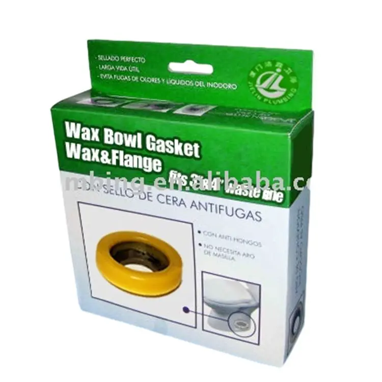 Modern Round Toilet Bowl Wax Seal Ring Without Plastic Flange Bathroom Gasket Seals for Hotel Apartment