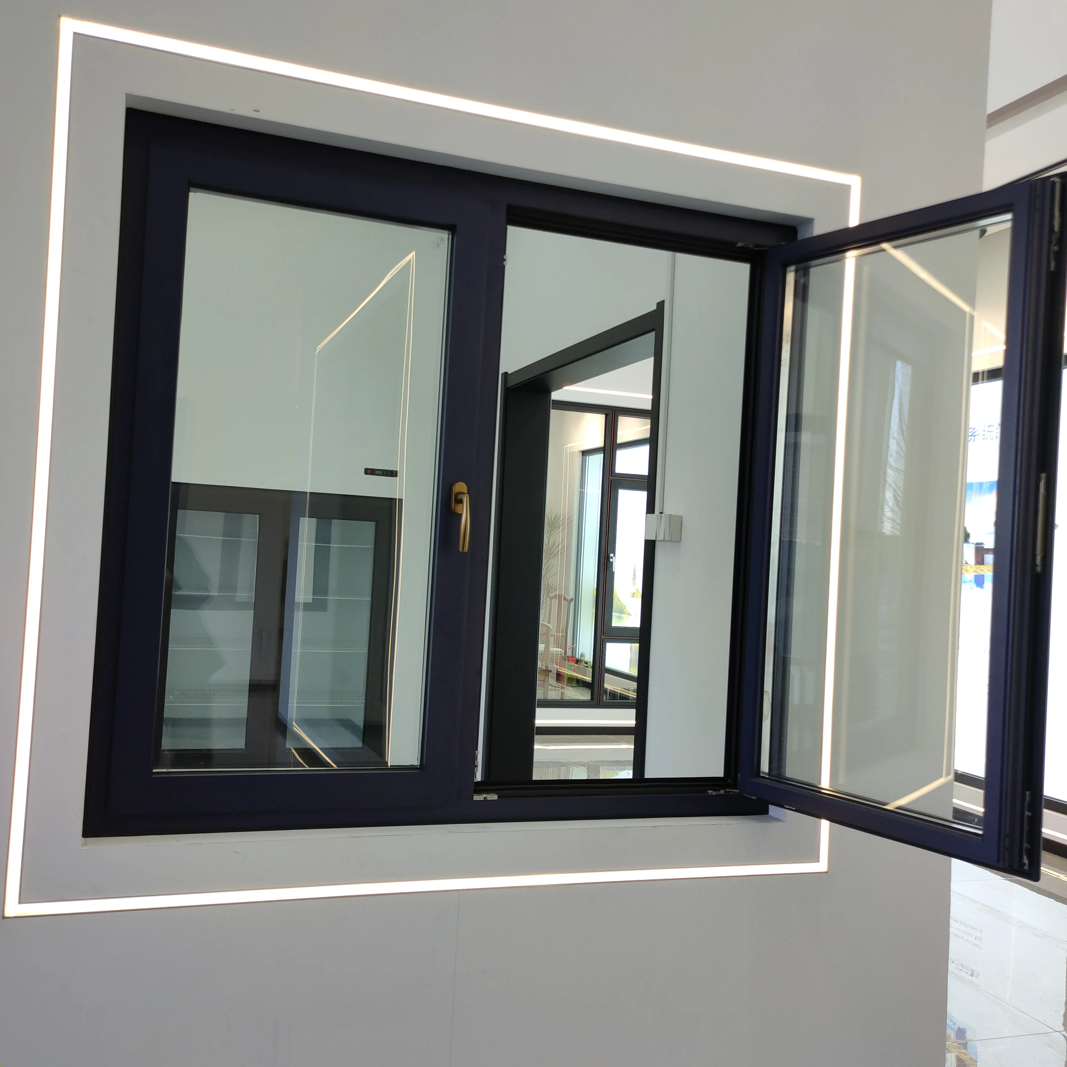 Youshuo aluminum large fixed window equipment for aluminum window making aluminum frame fixed glass windows