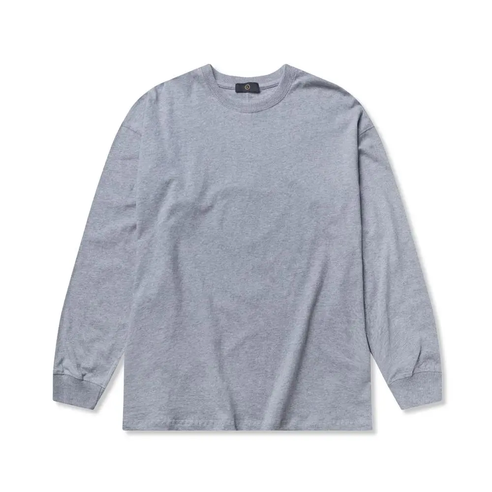 Unisex men women tee shirt 100%cotton no name long sleeve t shirt with whole color