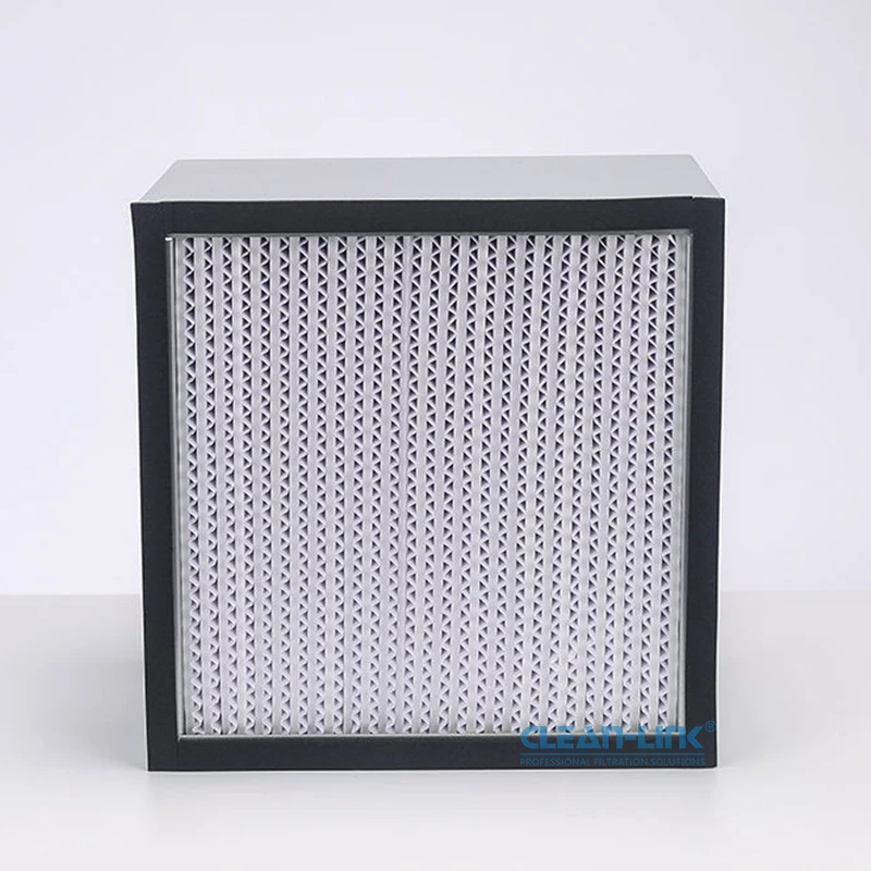 Manufacture High Efficiency Air Filter H13 H14 Laminar Flow Hood Deep Pleated Hepa Filter for Separator Ahu Ventilation System