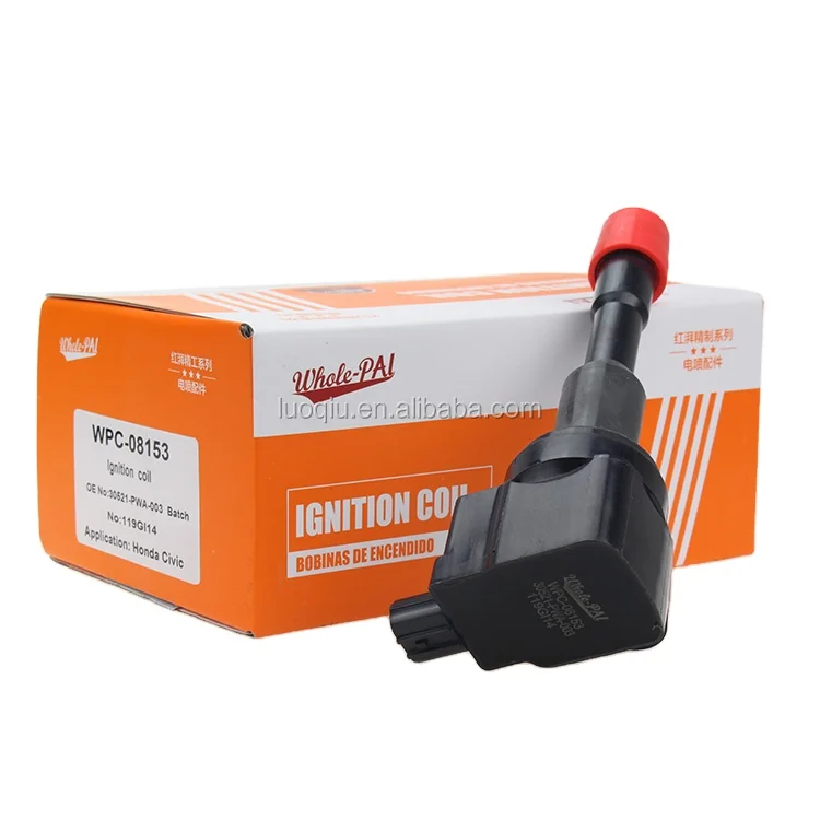 Wholesale Auto Spark Coils OEM 30521REAZ01 30521PWA003 CM11108 Car Ignition Coil for Honda fit civic 1.3