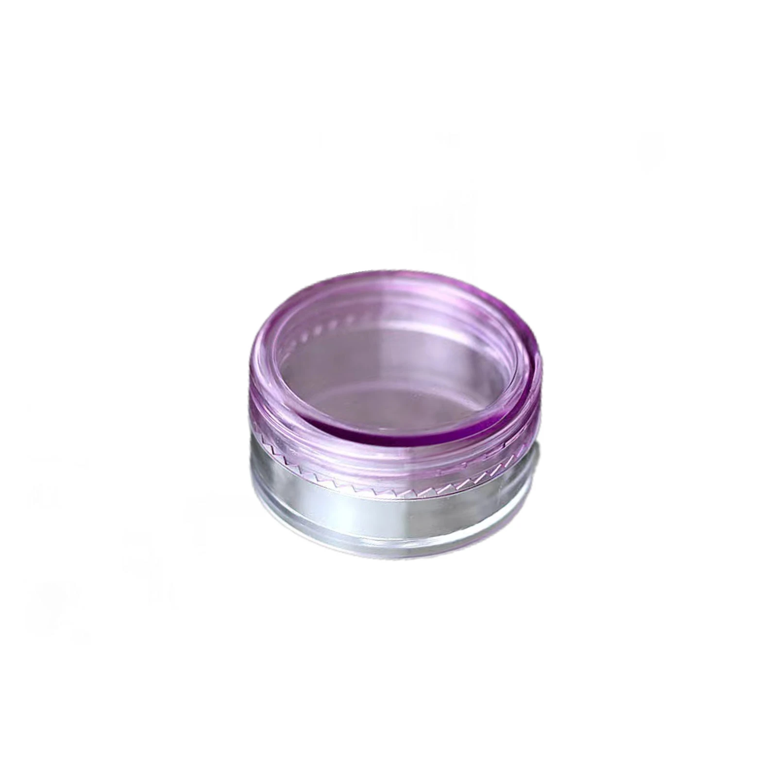 Clear red pink green yellow black blue  cosmetic cream 3g 5g 10g 15g 20g round square bottom sample small ps plastic jar