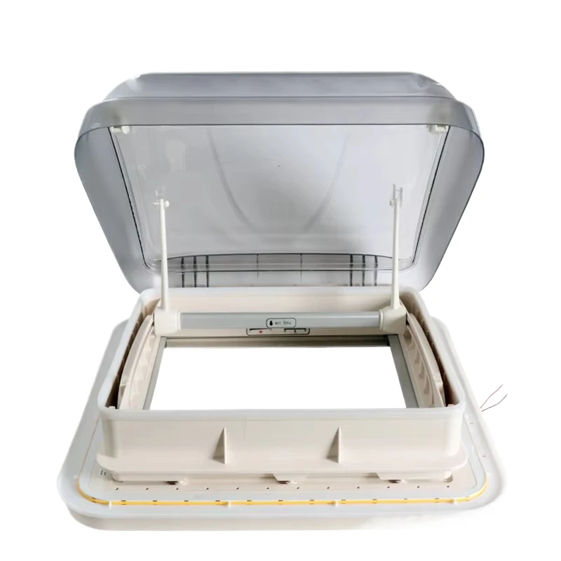 Automobile interior kits 12 V  Skylight Roof Car Blind fly screen magnetic Aerodynamic Adjustable air exhaust fan for RV Trailer