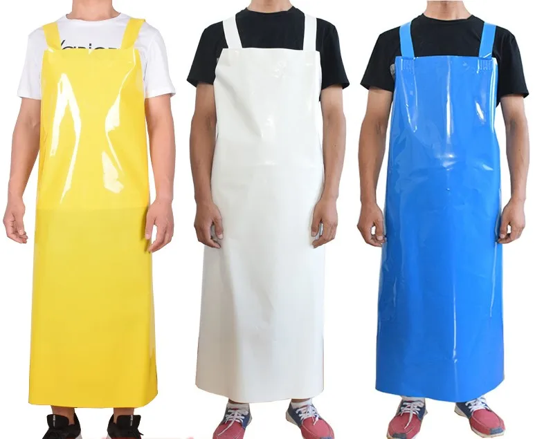2020 hot sell heavy duty oil-proof plastic tpu bucther apron