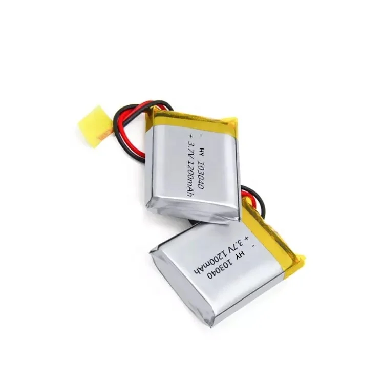 Factory supply high quality li ion polymer battery 103040 3.7v 1200mah lipo battery
