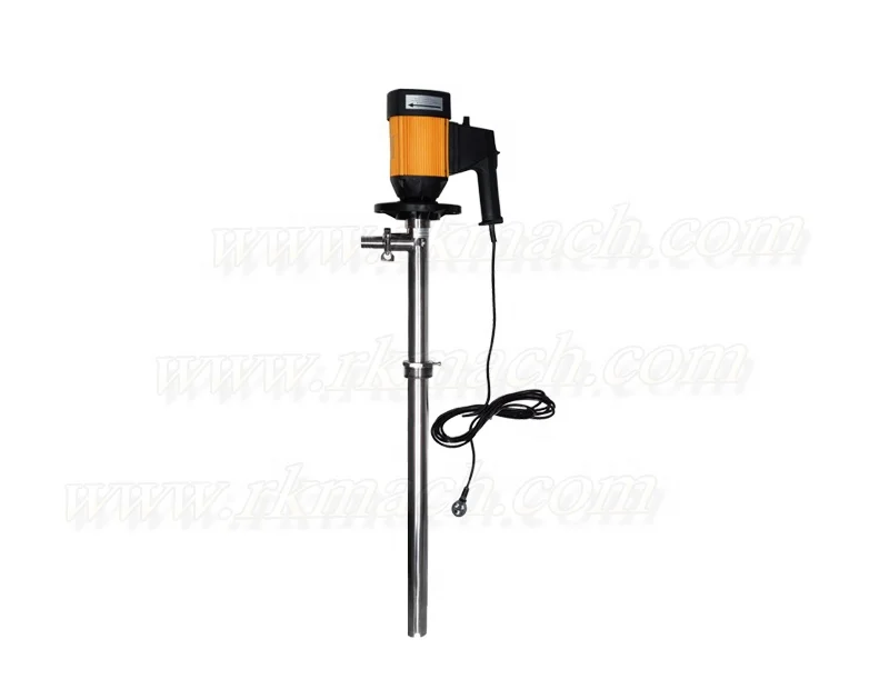 80L/min 130L/min stainless steel portable barrel pump for 0~800cps oil