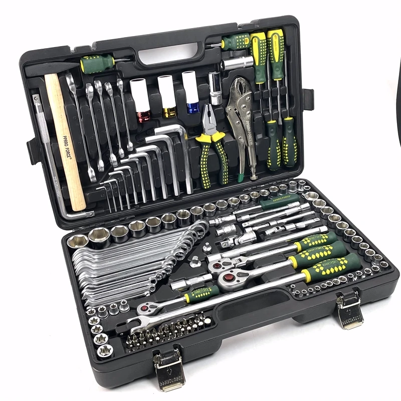 Hot Selling Cheap Custom Combination Kit Mechanical Heavy Duty Socket Wrench Tools Box Set