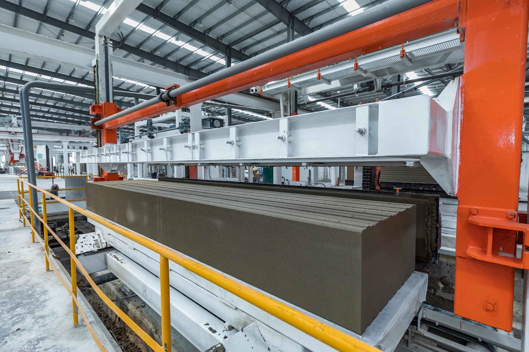 Light weight aluminum paste alc block making machine