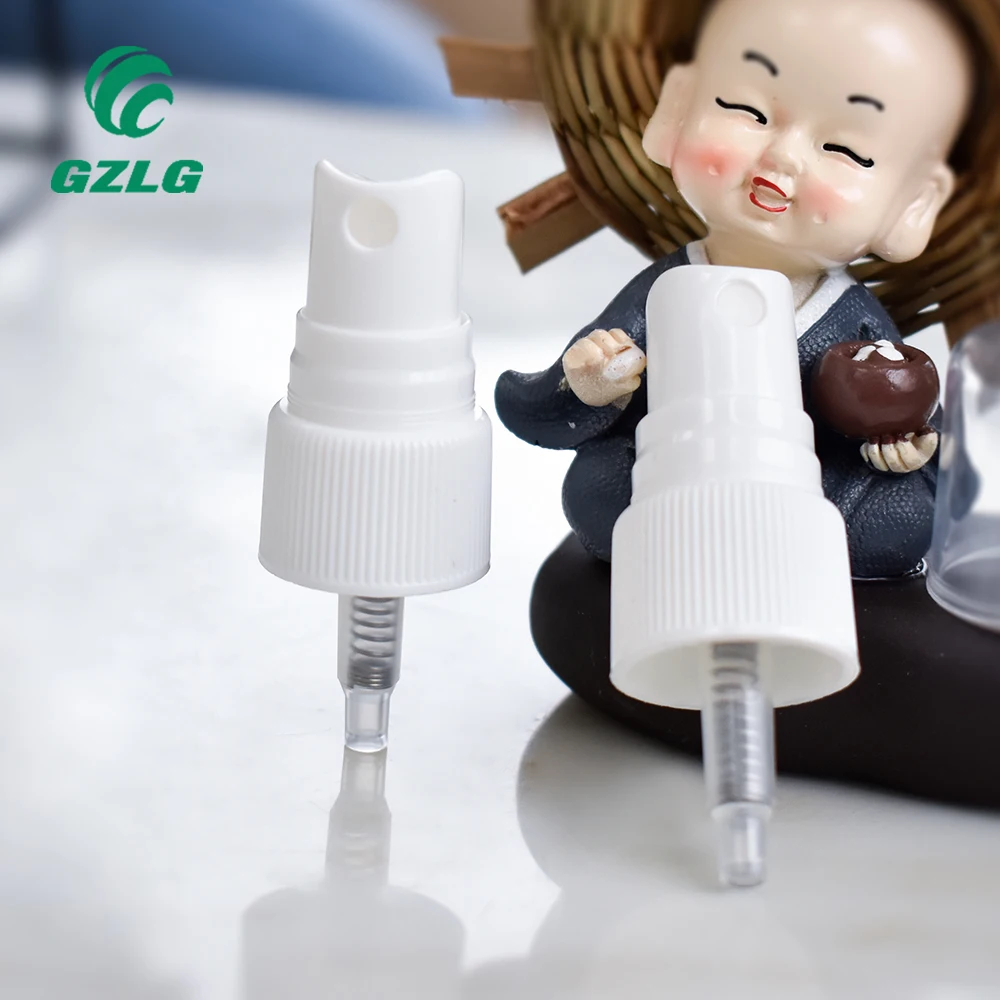 Smooth bottle cap white body cream color 18-410/ 20-410 / 24-410 24mm fine mist spray pump