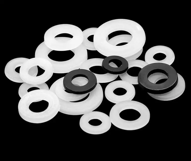 Oem Odm Factory Customize Black White Nylon Plastic Pe Pom Epdm Washer