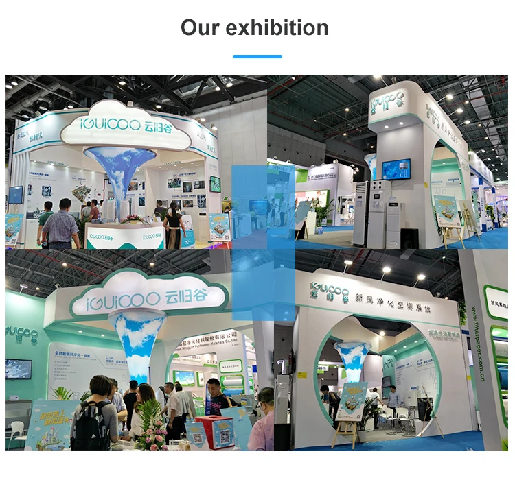 Energy Saving Low Noise Ductless Home Micro Positive Ventilation System with H13 Filters