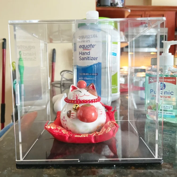 Large Clear Acrylic Display Box Model Car Display Case 1/18 Model Car Clear Box for Collectibles