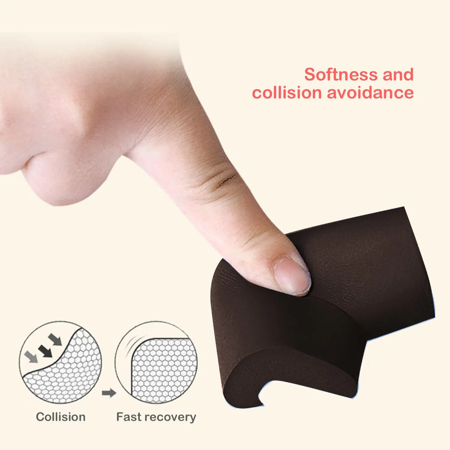 
Corner Guards, Baby Safety Corner Protectors, Besego Proofing Edge Protector Safe Corner Cushion for Table, Stair, Cabinet, 