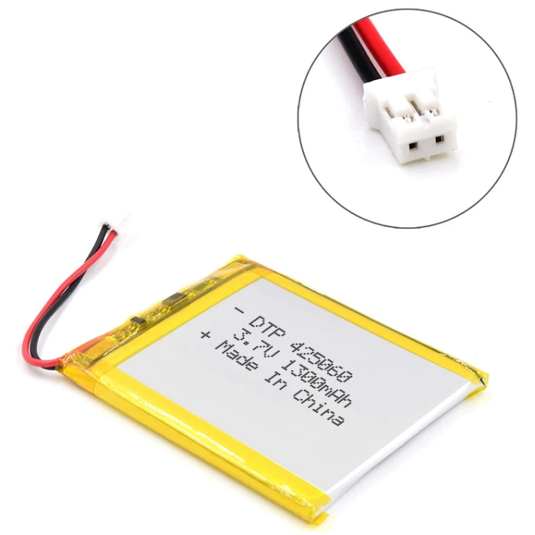 Лучшее качество 3 7 v 1300mah 425060 зарядные аккумуляторы lipo