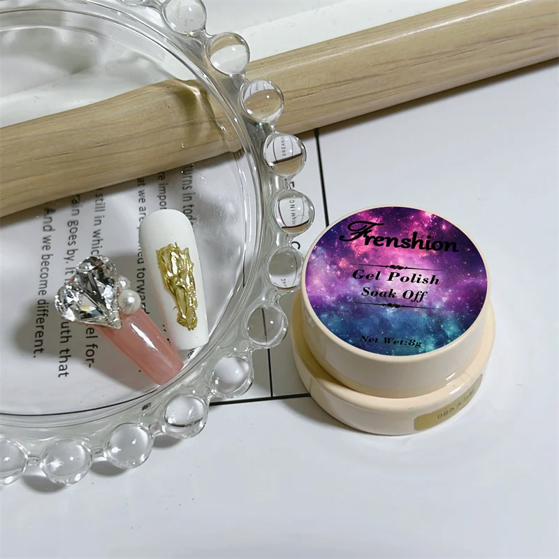 2022 Year new arrival clear acrylic jelly gel polish with OEM service for nail decoration